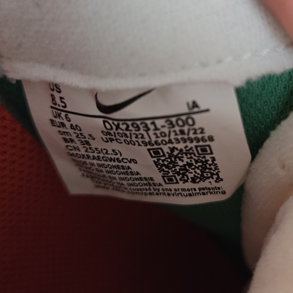 Nike Wmns Waffle Debut Vintage 'Stadium Green Opti Yellow' Size 8.5 - Picture 5 of 6